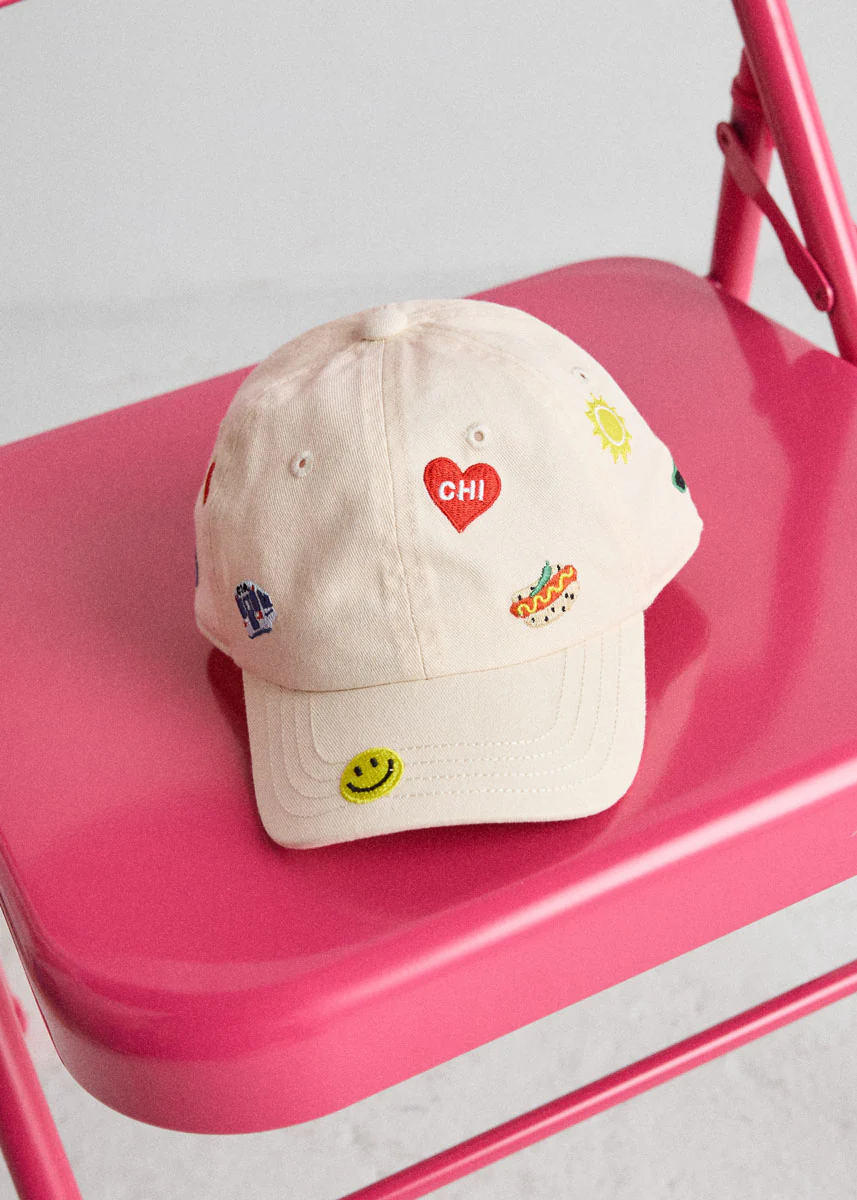 Youth Chicago Icons Hat - Ivory - Image 6