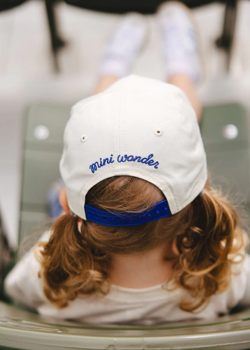 Youth Cubbies Two-Tone Puff Hat - Royal - Image 3